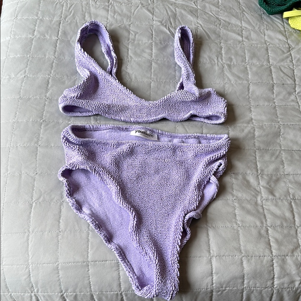 Youswim Purple Eva High Waist Two-Piece